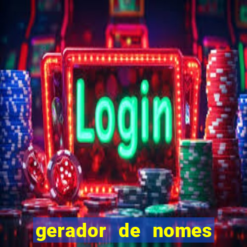 gerador de nomes para jogos